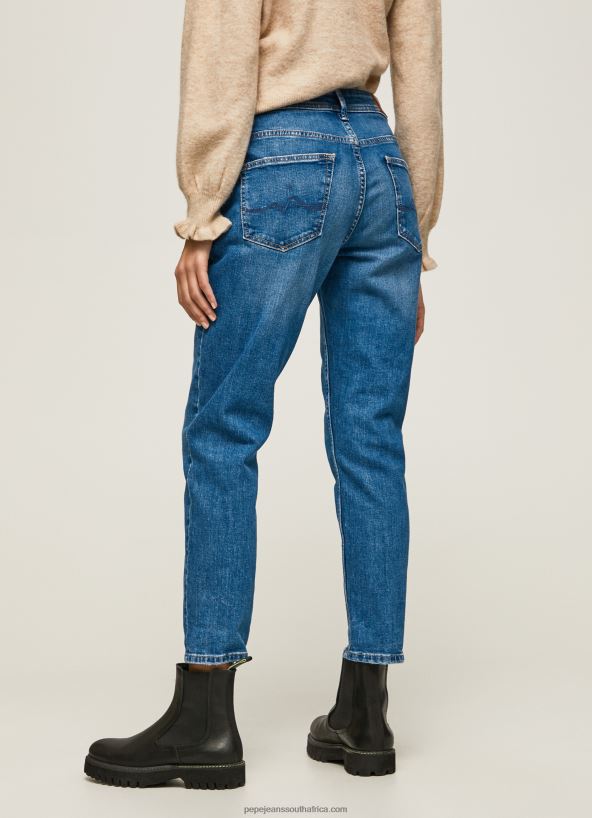 Denim Violet Mom Carrot Fit High Waist Jeans Pepe Jeans L20F2F82 Women - Image 4