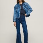 Denim Willa Flared Fit High Waisted Jeans Pepe Jeans L20F2F62 Women
