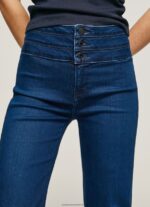 Denim Willa Flared Fit High Waisted Jeans Pepe Jeans L20F2F62 Women - Image 3