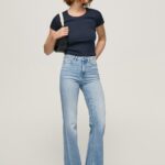 Denim Willa High Waisted Flared Fit Jeans Pepe Jeans L20F2F59 Women