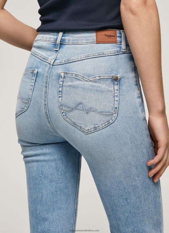 Denim Willa High Waisted Flared Fit Jeans Pepe Jeans L20F2F59 Women - Image 5