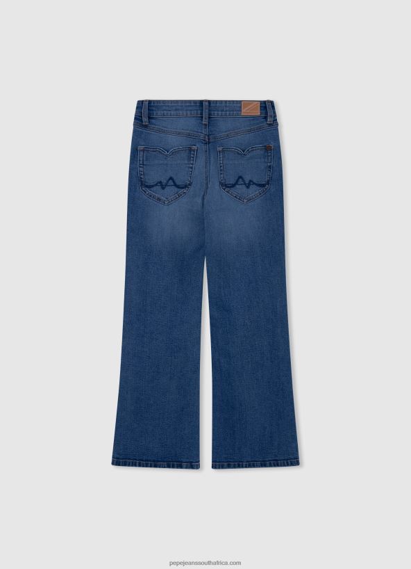 Denim Willa Jr High Waisted Flared Fit Jeans Pepe Jeans L20F2F1368 Girl - Image 2