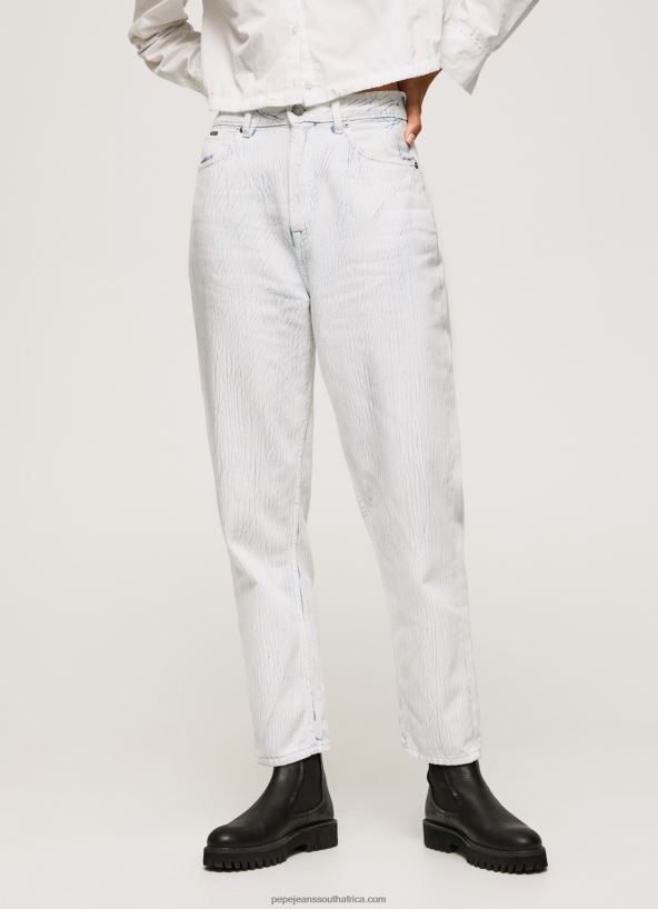 Denim Willow High Waisted Tapered Fit Jeans Pepe Jeans L20F2F66 Women - Image 3
