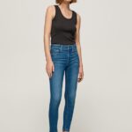 Denim Zoe Midrise Skinny Fit Jeans Pepe Jeans L20F2F40 Women