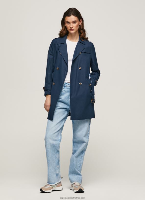 dulwich_classic_twill_trench_coat_pepe_jeans_l20f2f107_women.jpg Dulwich Classic Twill Trench Coat Pepe Jeans L20F2F107 Women - Image 1