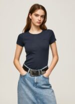 Dulwich Cotton T-Shirt With Logo Pepe Jeans L20F2F417 Women - Image 2