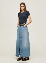 Dulwich Cotton T-Shirt With Logo Pepe Jeans L20F2F417 Women