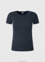 Dulwich Cotton T-Shirt With Logo Pepe Jeans L20F2F417 Women - Image 5