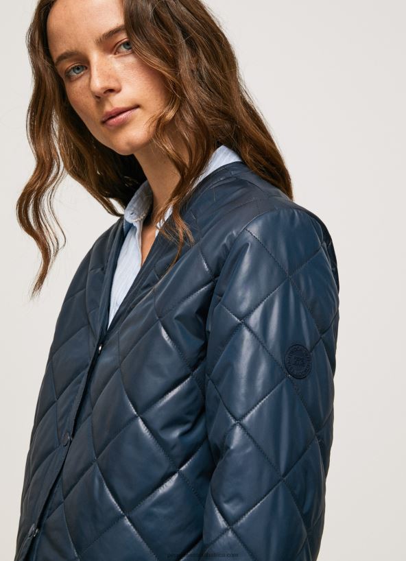 dulwich_diamond_quilted_jacket_pepe_jeans_l20f2f119_women.jpg Dulwich Diamond Quilted Jacket Pepe Jeans L20F2F119 Women - Image 1