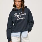 Dulwich Embroidered Logo Cotton Jumper Pepe Jeans L20F2F268 Women