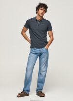 Dulwich Embroidered Logo Pique Polo Shirt Pepe Jeans L20F2F1097 Men - Image 2