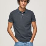 Dulwich Embroidered Logo Pique Polo Shirt Pepe Jeans L20F2F1097 Men