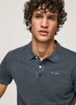 Dulwich Embroidered Logo Pique Polo Shirt Pepe Jeans L20F2F1097 Men - Image 3