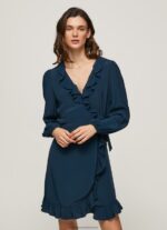 Dulwich Esha Wrapping Short Dress Pepe Jeans L20F2F158 Women - Image 2
