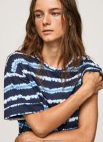 Dulwich Faded-Striped Cotton T-Shirt Pepe Jeans L20F2F413 Women