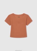 Dulwich Faded Stripes Cotton T-Shirt Pepe Jeans L20F2F1463 Girl - Image 4
