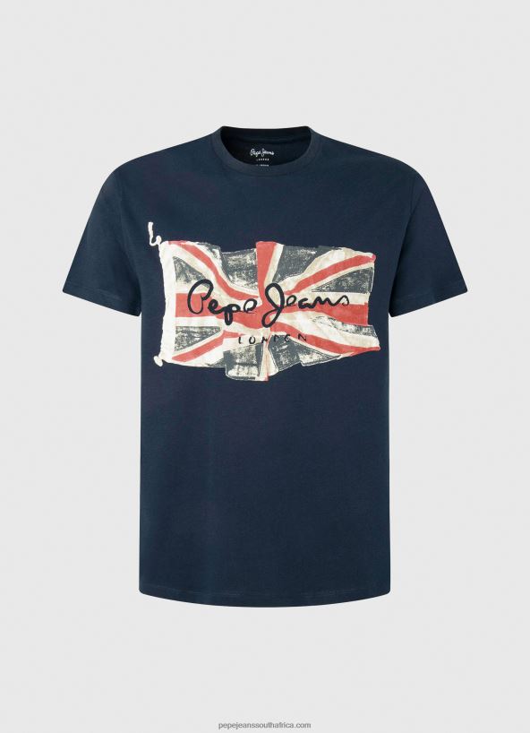 Dulwich Flag Logo N Waving Flag T-Shirt Pepe Jeans L20F2F935 Men - Image 5