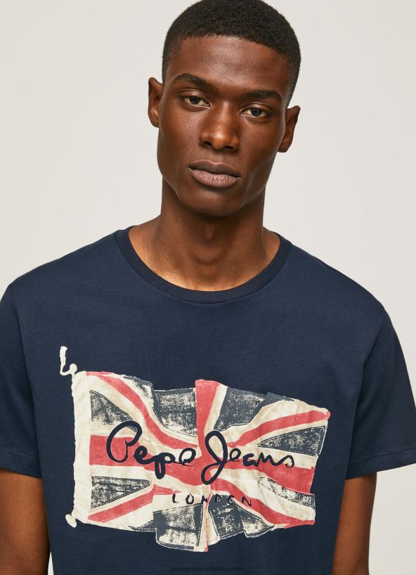 dulwich_flag_logo_n_waving_flag_t_shirt_pepe_jeans_l20f2f935_men.jpg Dulwich Flag Logo N Waving Flag T-Shirt Pepe Jeans L20F2F935 Men - Image 1
