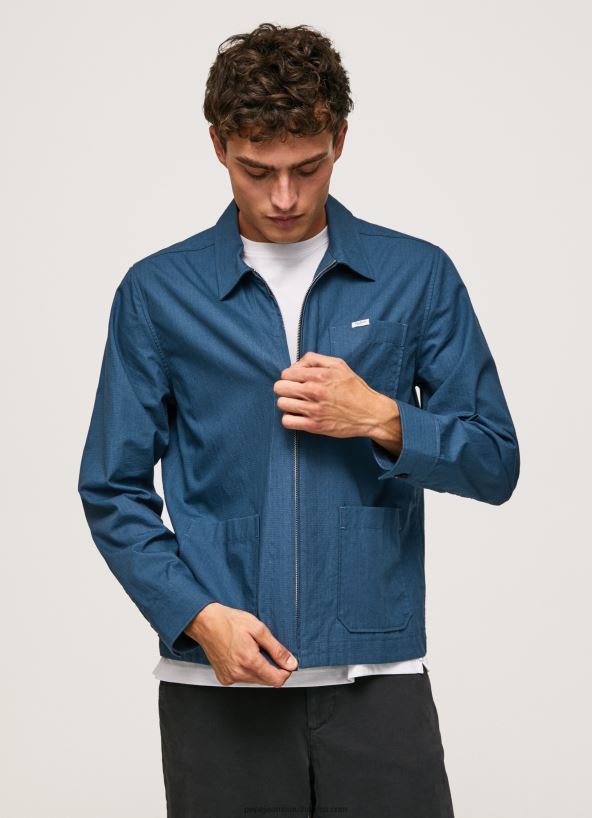 dulwich_leeds_straight_fit_overshirt_pepe_jeans_l20f2f1032_men.jpg Dulwich Leeds Straight Fit Overshirt Pepe Jeans L20F2F1032 Men - Image 1