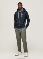 Dulwich Logo Print Zipped Jumper Pepe Jeans L20F2F905 Men - Image 2