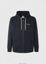 Dulwich Logo Print Zipped Jumper Pepe Jeans L20F2F905 Men - Image 5
