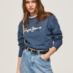 Dulwich Logo Printed Jumper Pepe Jeans L20F2F276 Women