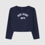 Dulwich Long Sleeve Cotton T-Shirt Pepe Jeans L20F2F1437 Girl