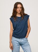 Dulwich Marbled Armhole-Sleeved T-Shirt Pepe Jeans L20F2F406 Women - Image 3