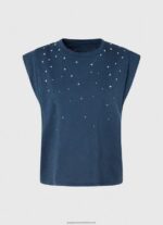 Dulwich Marbled Armhole-Sleeved T-Shirt Pepe Jeans L20F2F406 Women - Image 5