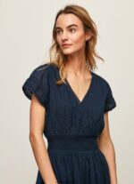 Dulwich Poete Embroidered Cotton Dress Pepe Jeans L20F2F220 Women - Image 3