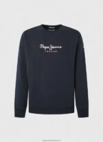 Dulwich Printed Logo Cotton Jumper Pepe Jeans L20F2F884 Men - Image 5