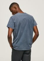 Dulwich Printed Logo Cotton T-Shirt Pepe Jeans L20F2F948 Men - Image 4