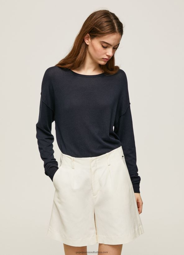 dulwich_relaxed_fit_boat_neck_jersey_pepe_jeans_l20f2f254_women.jpg Dulwich Relaxed Fit Boat Neck Jersey Pepe Jeans L20F2F254 Women - Image 1