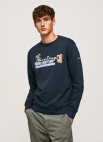 Dulwich Rounded Collar Cotton Jumper Pepe Jeans L20F2F894 Men - Image 2