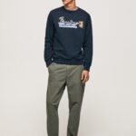 Dulwich Rounded Collar Cotton Jumper Pepe Jeans L20F2F894 Men