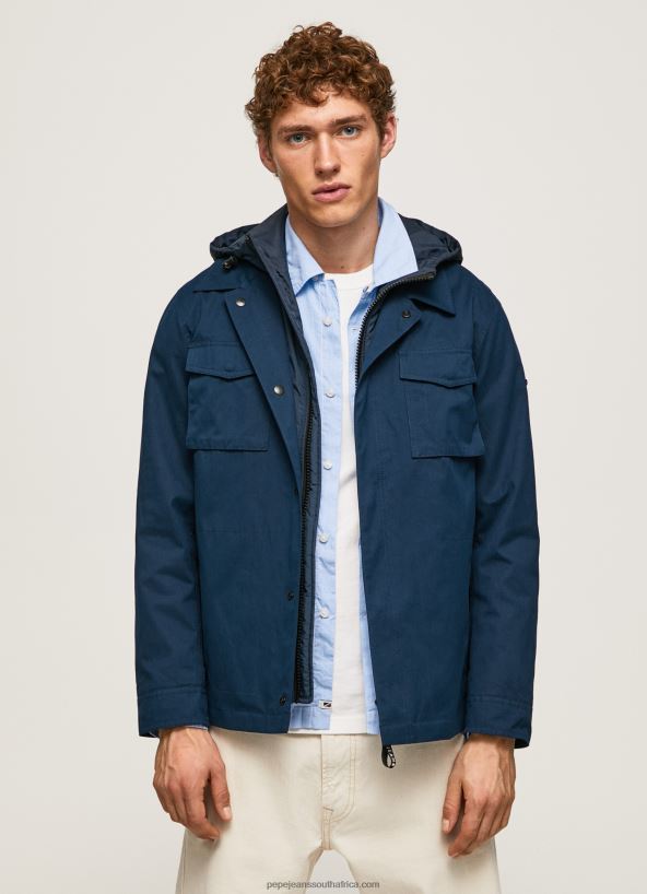 dulwich_short_parka_with_detachable_bib_pepe_jeans_l20f2f832_men.jpg Dulwich Short Parka With Detachable Bib Pepe Jeans L20F2F832 Men - Image 1