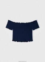 Dulwich Short-Sleeved Gathered Top Pepe Jeans L20F2F1425 Girl - Image 2
