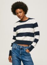 Dulwich Striped Print Cotton Jersey Pepe Jeans L20F2F255 Women - Image 3