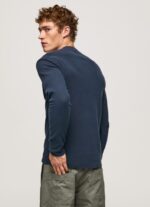 Dulwich Waffle Knit Cotton T-Shirt Pepe Jeans L20F2F923 Men - Image 4
