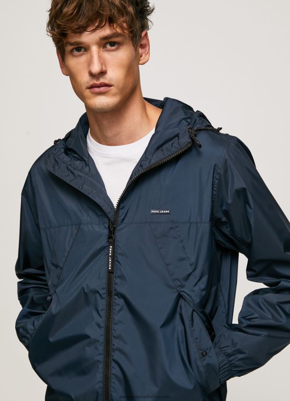 dulwich_windbreaker_jacket_with_hood_pepe_jeans_l20f2f828_men.jpg Dulwich Windbreaker Jacket With Hood Pepe Jeans L20F2F828 Men - Image 1