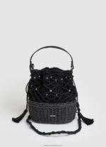 Dulwich Woven Straw Basket Bag Pepe Jeans L20F2F743 Women - Image 5