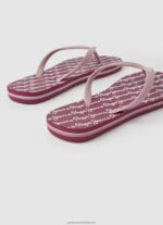 Dusty Red Rake Play Beach Flip Flops Pepe Jeans L20F2F698 Women - Image 4