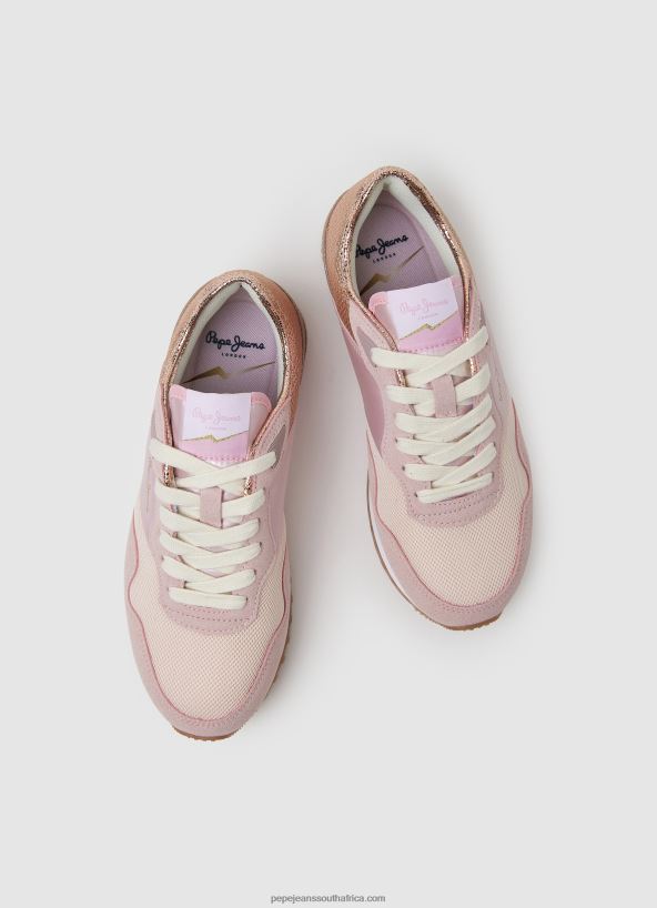 Factory Pink London Troy Combined Sneakers Pepe Jeans L20F2F589 Women - Image 2