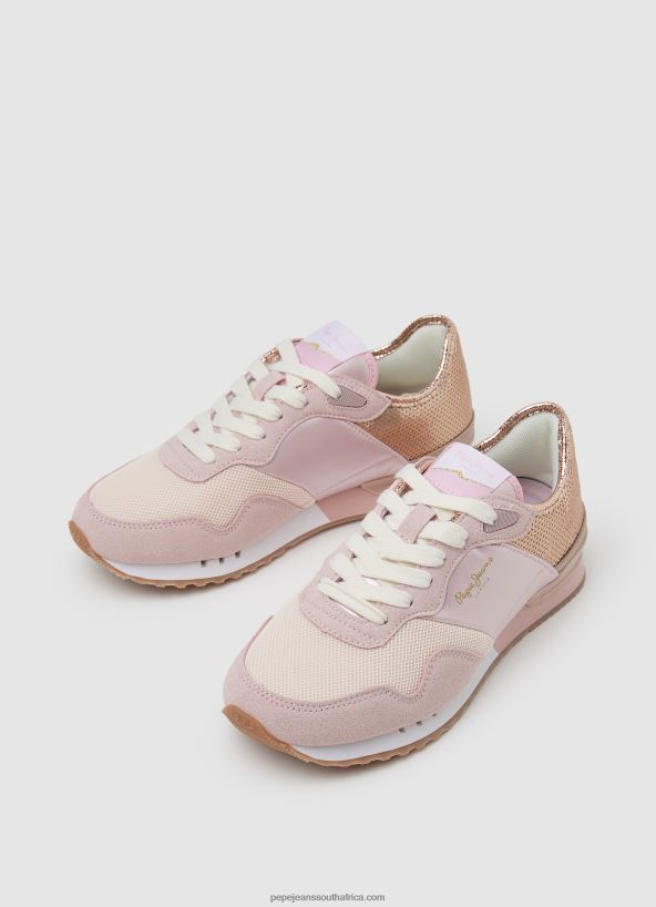 Factory Pink London Troy Combined Sneakers Pepe Jeans L20F2F589 Women - Image 3