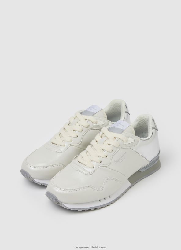 Factory White London Part Combined Sneakers Pepe Jeans L20F2F588 Women - Image 3