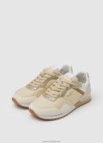 Gold Albal London Running Sneakers Pepe Jeans L20F2F609 Women - Image 3
