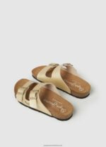 Golden Oban Claic Anatomical Sandals Pepe Jeans L20F2F674 Women - Image 4