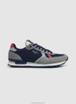 Grey Brit Man Studio Retro Sneakers Pepe Jeans L20F2F1181 Men