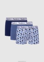 Grey Marl 3Pack Elastic Cotton Briefs Pepe Jeans L20F2F1157 Men - Image 4