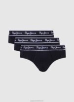 Grey Marl 3Pack Stretchy Cotton Boxers Pepe Jeans L20F2F1160 Men - Image 4
